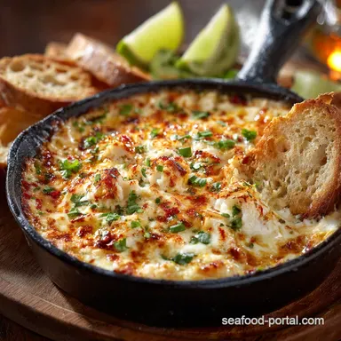 Cheesy Hot Crab Dip: The Best Creamy Baked Appetizer Recipe Card