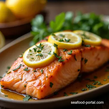 The Best Easy Oven Baked Salmon Recipe Flaky Fast Recipe Card