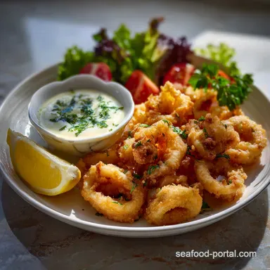 Easy Fried Calamari with Garlic Aioli: Shatter Crisp
