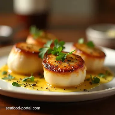 Easy Garlic Butter Baked Scallops Recipe Ready in Under 25 Mins Recipe Card
