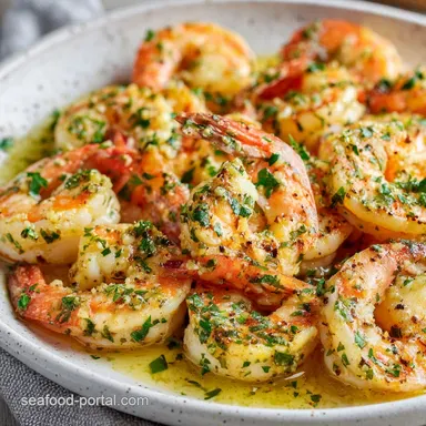 Easy Shrimp Recipe with Garlic and Butter in 10 Minutes Recipe Card