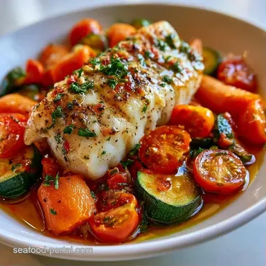 Easy Grilled Fish Foil Packet for 4 Recipe Card
