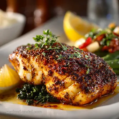 Easy Grilled Grouper with Cajun Spice 20Minute Recipe for a Perfect Sear Recipe Card
