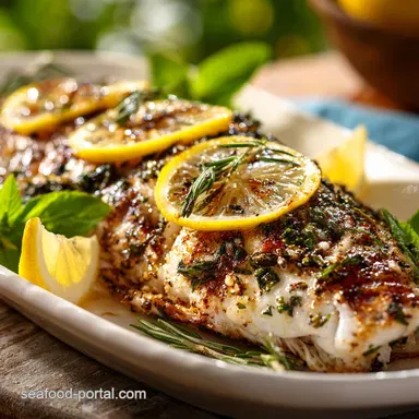 Easy Grilled Grouper Recipe from Catch in 18 Minutes Recipe Card