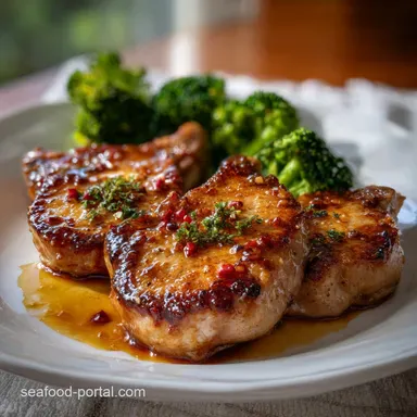 Easy Honey Garlic Pork Chops Recipe: Sticky, Caramelized Perfection Recipe Card
