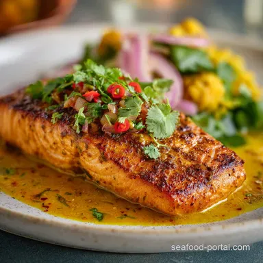 Easy Indian Spiced Salmon Recipe - Quick & Flavorful