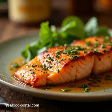 Foolproof Oven Baked Salmon with Zesty LemonDill Glaze Recipe Card