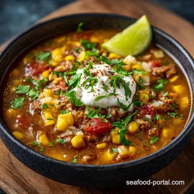 Best Taco Soup Ninja Foodi Ultimate 35Minute Dump Soup Recipe Recipe Card