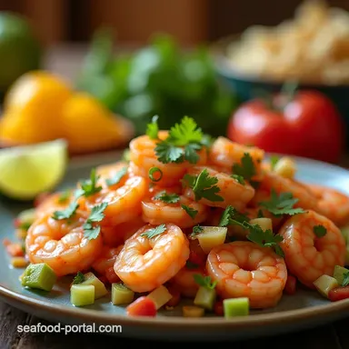 Easy Shrimp Ceviche Zesty Fresh Fiesta Ready in Under an Hour Recipe Card