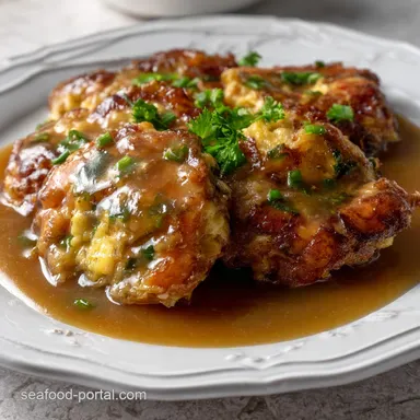Shrimp Egg Foo Young Recipe Easy Gravy Authentic S Ultimate Takeout Fakeout