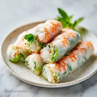 Shrimp Roll Recipe: Vietnamese Style for 4 Servings
