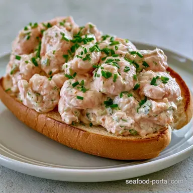 Easy Shrimp Salad Roll in 15 Minutes Recipe Card