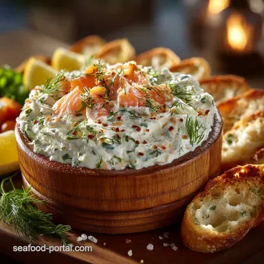The Ultimate Easy Smoked Salmon Dip with Cream Cheese and Dill Recipe Card