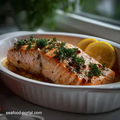 Easy Steamed Salmon in 25 Minutes: Buttery Recipe Card