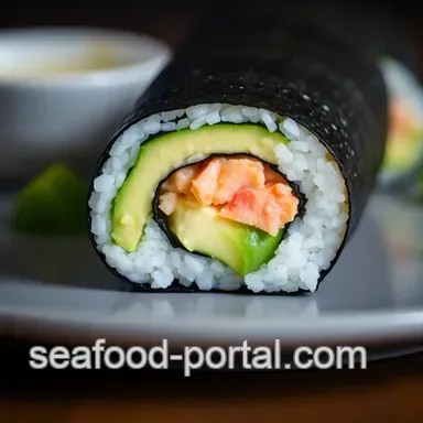 My Favorite Easy Sushi Roll with Avocado and Imitation Crab: A Beginner's Delight Recipe Card