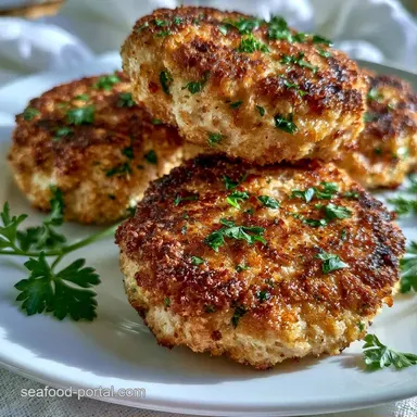Easy Tuna Cakes for Dinner in 25 Minutes Recipe Card