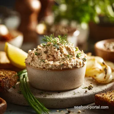 Tuna Dip: The Classic British P&acirc;t&eacute; Ready in 10 Minutes Prep Time Recipe Card