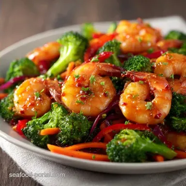 Easy Vegetable Shrimp Stir Fry in 25 Min