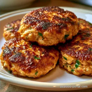 Salmon Patties with Canned Salmon: Crispy