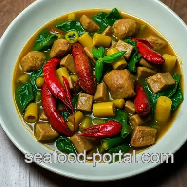 Comforting Eru and Water Leaf Stew with Crayfish – A Family Favorite Recipe Card