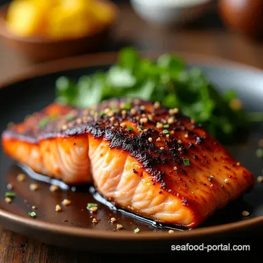 RestaurantQuality Blackened Salmon Recipe Paleo GF Recipe Card