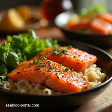 Fiery Salmon Sensation Bowl Healthy Asian Kick Recipe Recipe Card