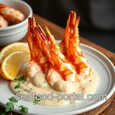How to Make Flambéed Tiger Prawns with Creamy Sauce: A Delicious Journey! Recipe Card