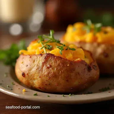 The Ultimate Fluffy Air Fryer Baked Potato Recipe Recipe Card