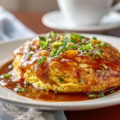Shrimp Egg Foo Young: Fluffy Omelette with Rich Gravy