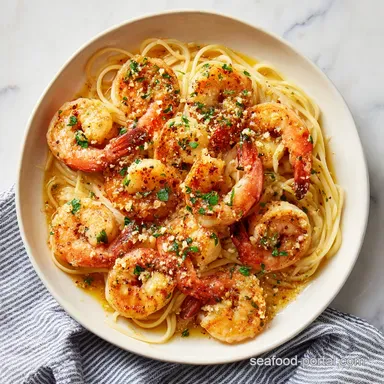 Foolproof Creamy Shrimp Scampi Recipe for 4