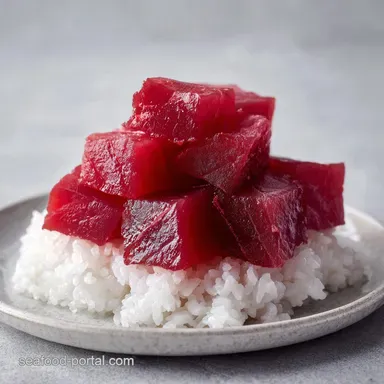 Poke Bowl Recipe for 4 Servings Recipe Card