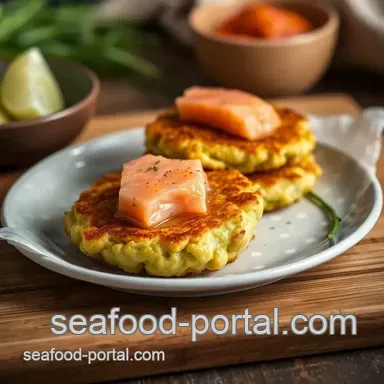 My Family's Favorite Fried Green Bean Fritters with Salmon: A Southern Delight Recipe Card