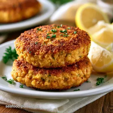 Fried Salmon Patties in 20 Minutes Recipe Card