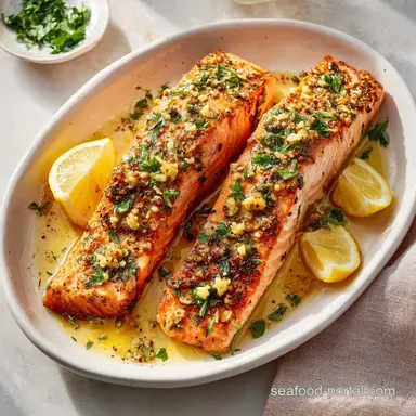 Fried Salmon Recipe with Lemon: Crispy Recipe Card