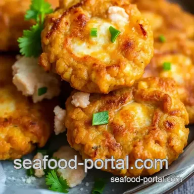 Fried Seafood Fritters Ignite Spark Recipe Card