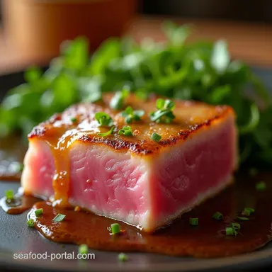 Easy Garlic Butter Ahi Tuna Recipe Seared in Minutes Recipe Card