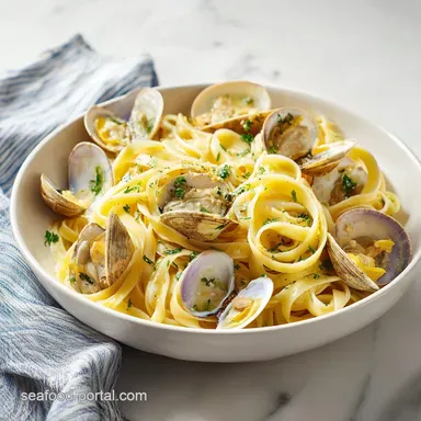 Garlic Butter Clam Linguine: Silky Recipe Card