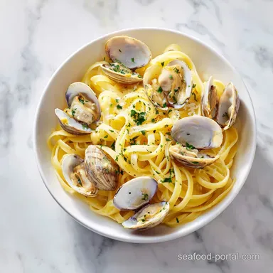 Garlic Butter Clam Linguine: Silky