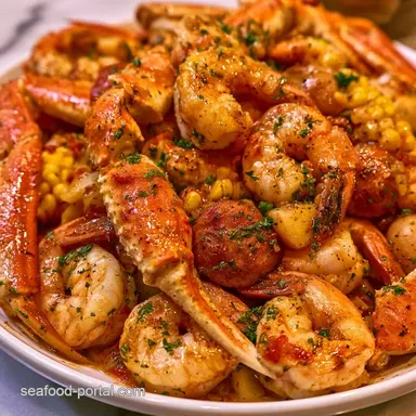 Garlic Butter Crab Boil in 50 Minutes Recipe Card