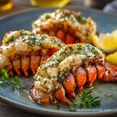 Garlic Butter Lobster Tails Ultimate OvenBaked Recipe in 30 Mins Recipe Card