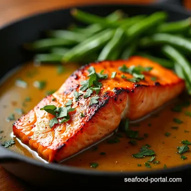 Garlic Butter Pan Seared Salmon The Best Weeknight Recipe Recipe Card
