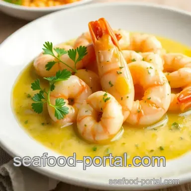 My Grandmother's Easy Sautéed Prawns in Garlic Butter Sauce Recipe Card