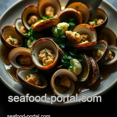 Delicious Garlic Butter Razor Clams Recipe: A Coastal Delight Recipe Card