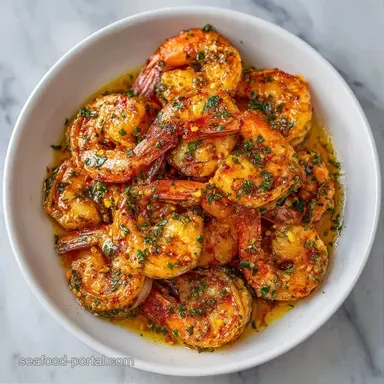 Garlic Butter Shrimp Bowl in 20 Minutes Recipe Card