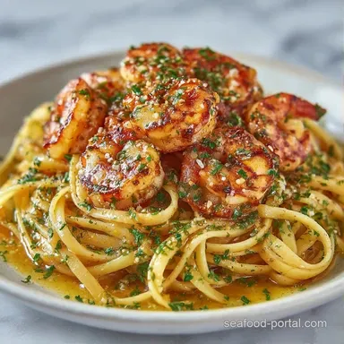Garlic Butter Shrimp Noodles: Silky Recipe Card