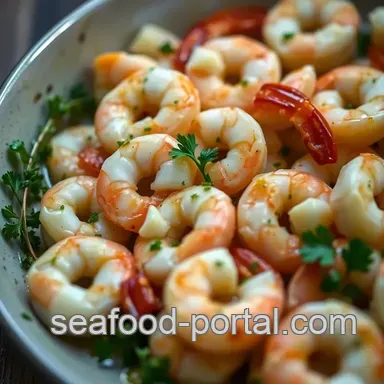 Easy Garlic Butter Shrimp with Lemon & Herbs - Delicious Seafood Recipes Recipe Card