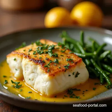 The Best 20Minute Garlic Herb Butter Baked Cod Recipe Recipe Card