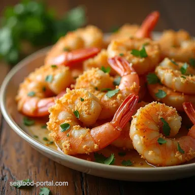 The Easiest Garlic Parmesan Roasted Shrimp Recipe 20 Mins Recipe Card