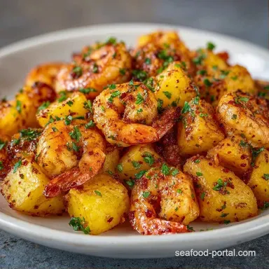 Garlic Roasted Shrimp Potatoes: Crispy Recipe Card