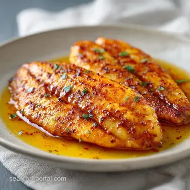 Garlic Seasoned Tilapia in 22 Minutes Recipe Card